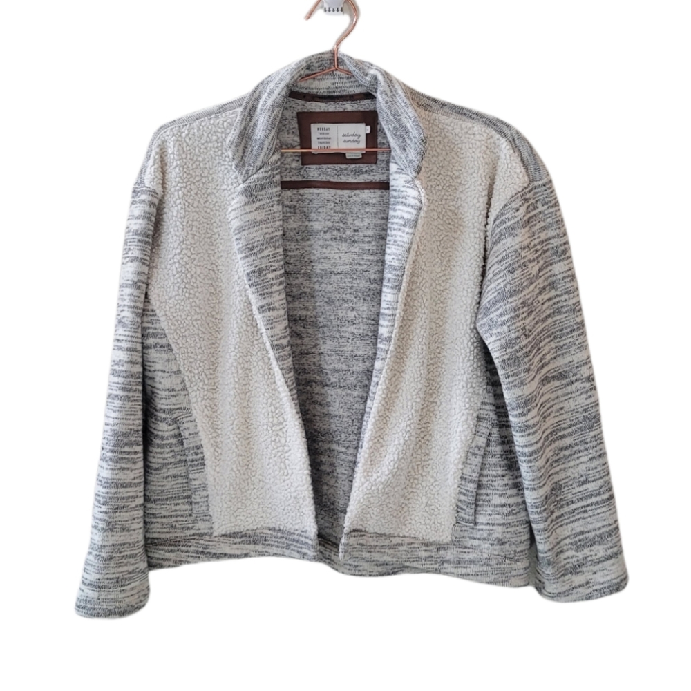 ANTHROPOLOGIE Saturday Sunday Moelleux Open‎ Front Jacket Size S
